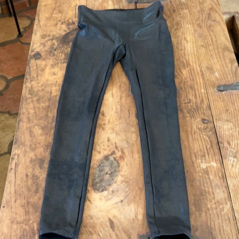 Spanx Faux Luxe Leather Leggings - Picture 2 of 5